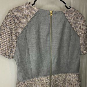 J Crew Shiny color block dress 16